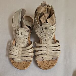 Baretraps Womens Sandals Beige 7.5 Beige Boho Chic